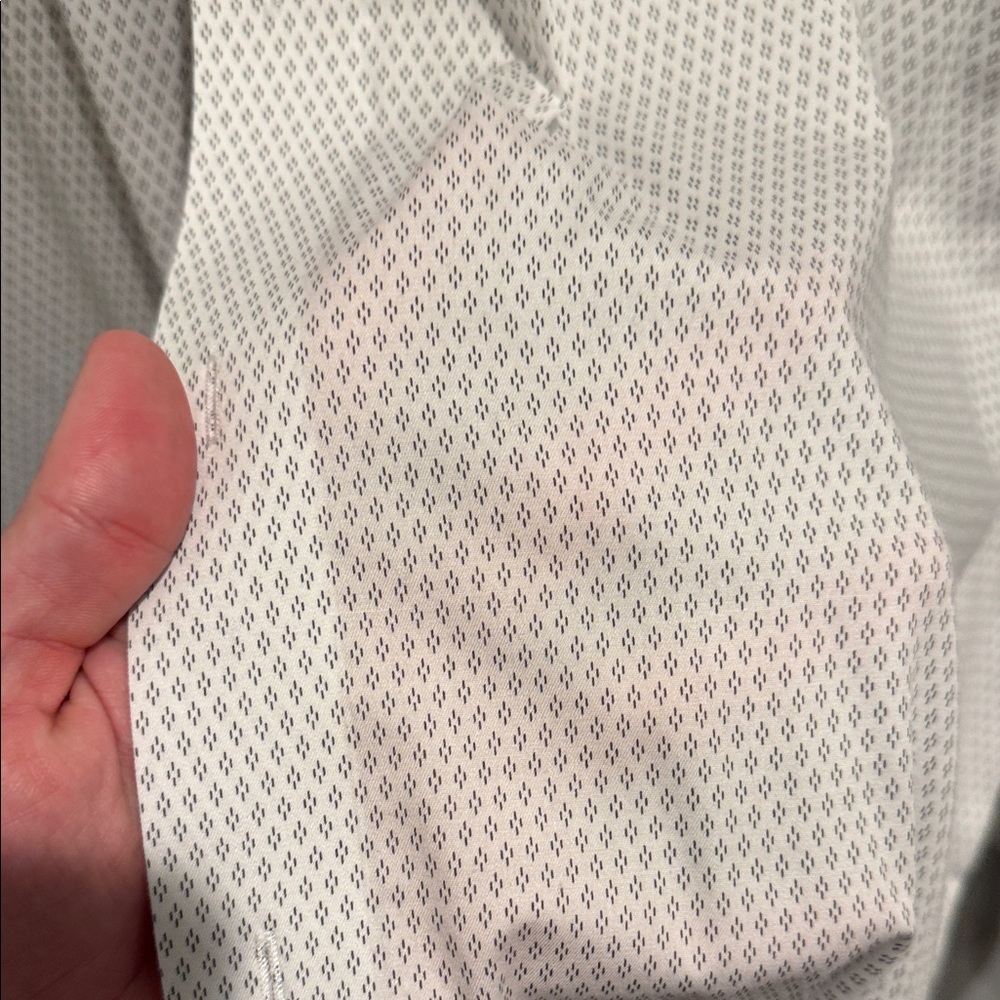 Men's White Patterned Shirt - Picture 2 of 4